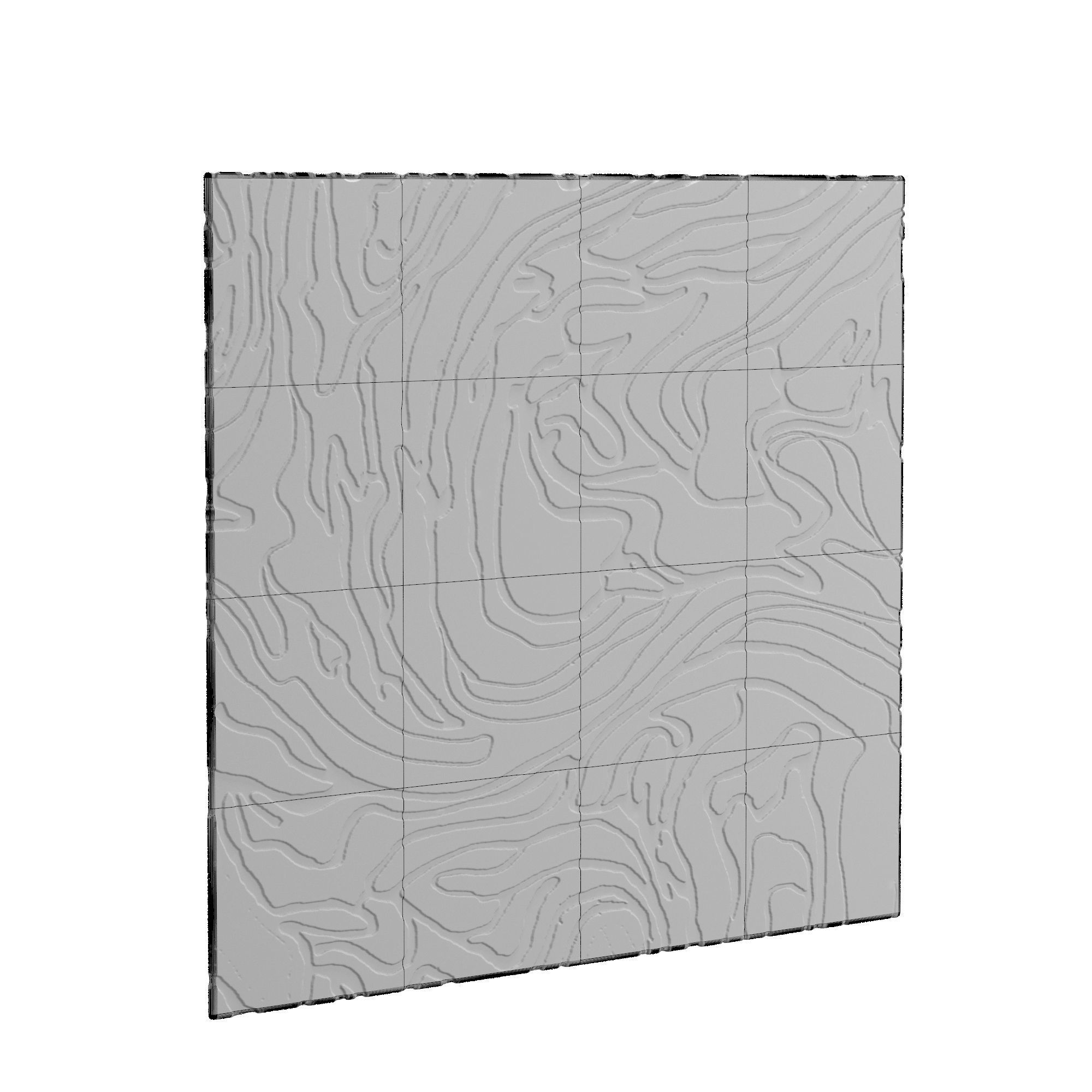 Gray River RUG 3D model_6