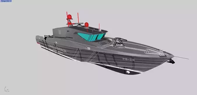 28m Turkish Coastguard Concept patrol boat