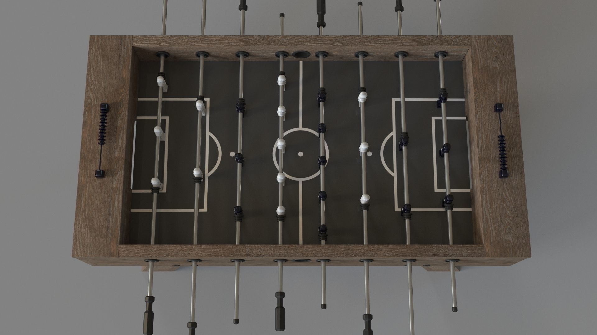 Pottery Barn Foosball Table 3D model_3