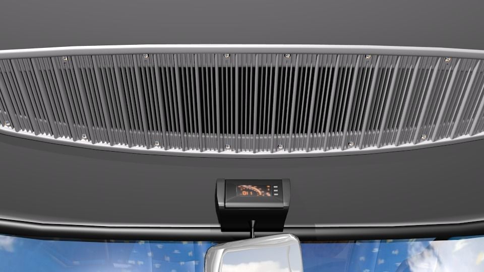 Toyota Coaster Bus Low-poly 3D model_49