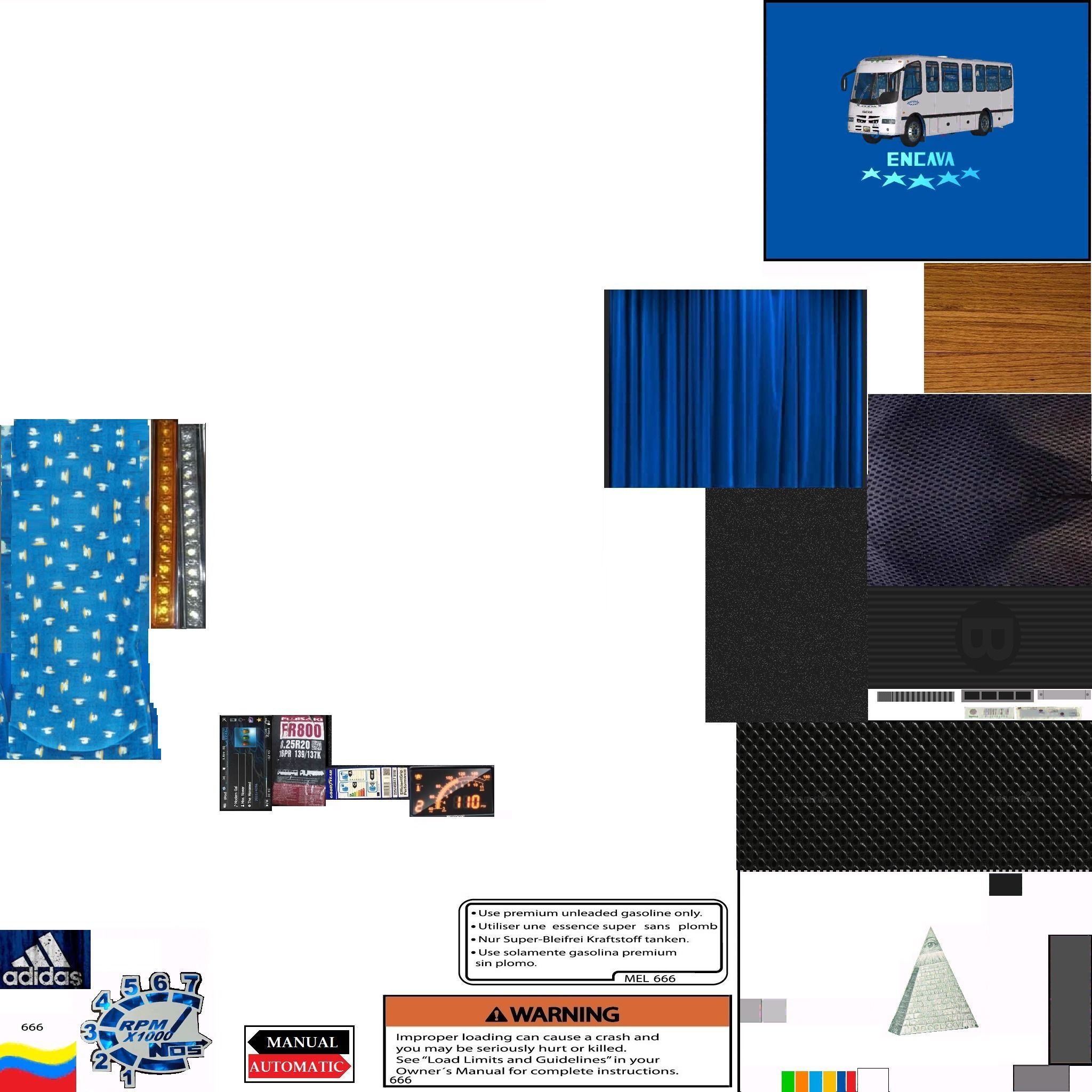 Toyota Coaster Bus Low-poly 3D model_77