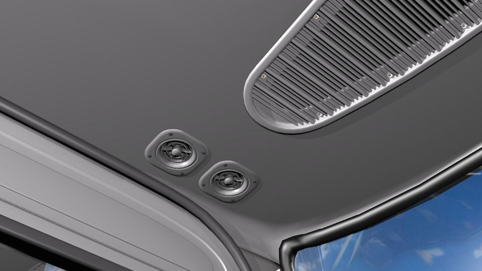 Toyota Coaster Bus Low-poly 3D model_50