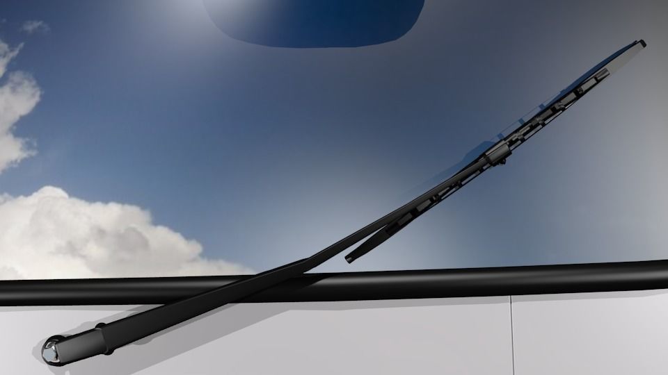 Toyota Coaster Bus Low-poly 3D model_15