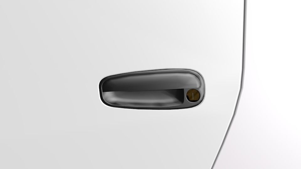 Toyota Coaster Bus Low-poly 3D model_34