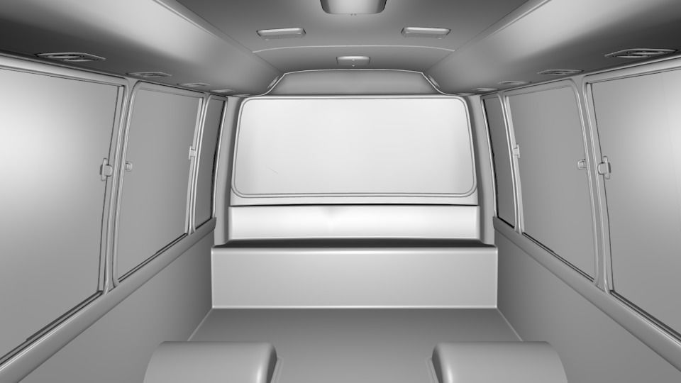 Toyota Coaster Bus Low-poly 3D model_70