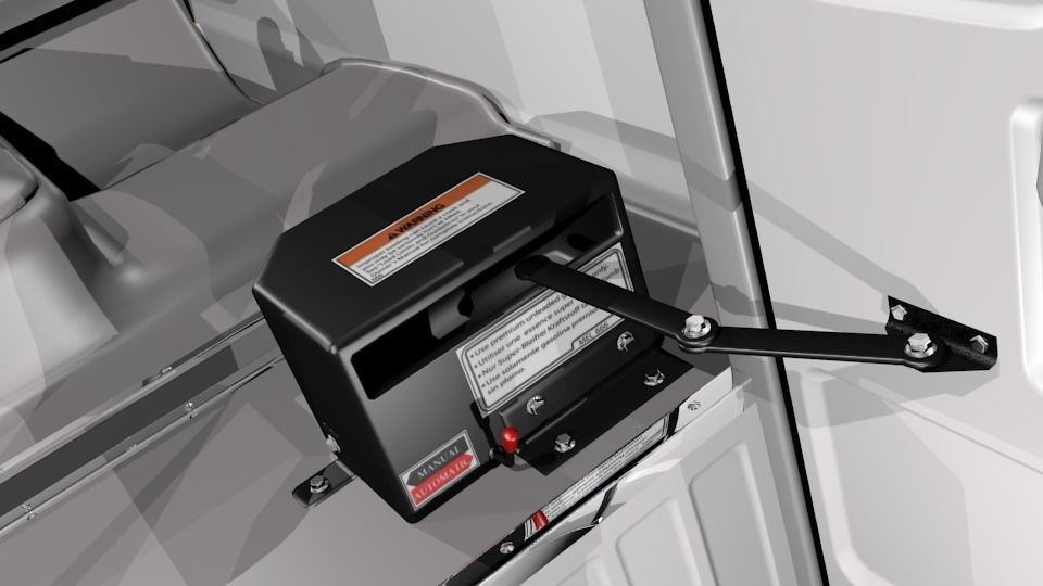 Toyota Coaster Bus Low-poly 3D model_63