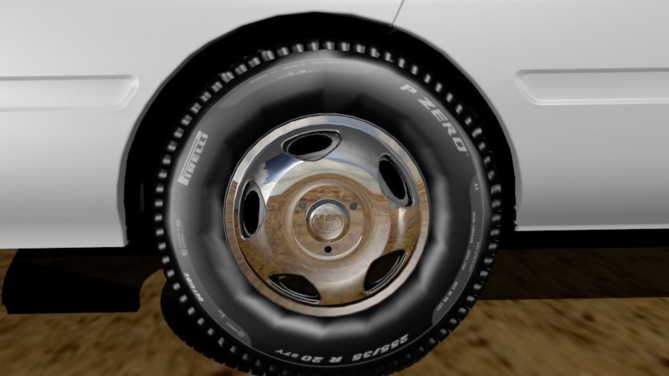 Toyota Coaster Bus Low-poly 3D model_19