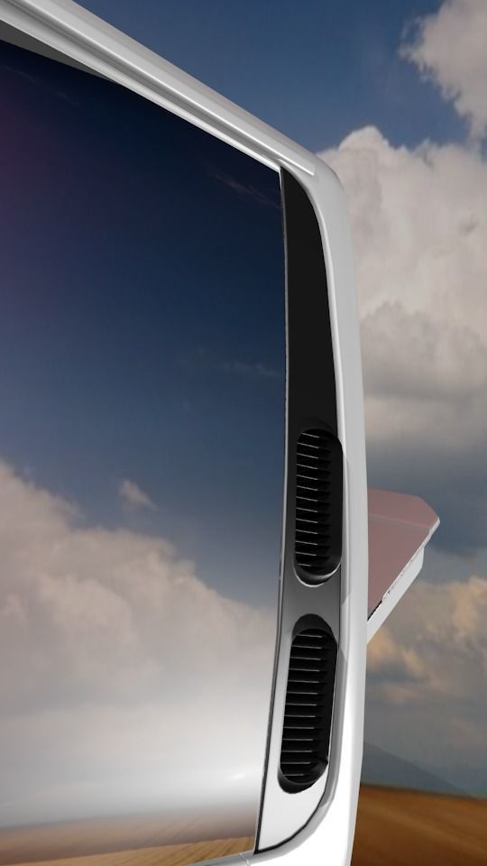 Toyota Coaster Bus Low-poly 3D model_23