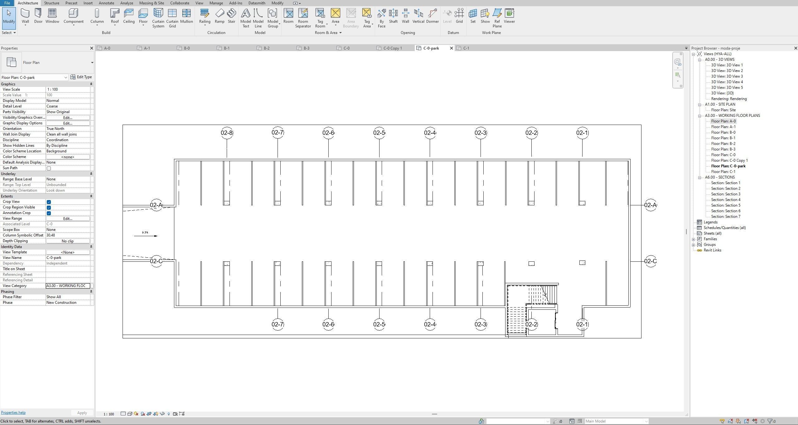 High School Building Revit Project 3D model_15
