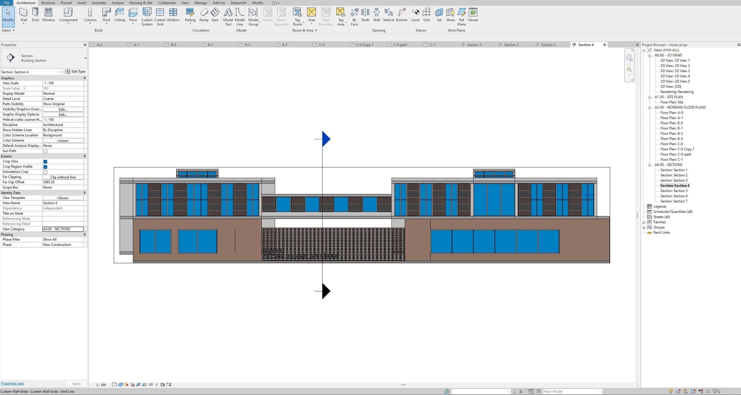 High School Building Revit Project 3D model_20