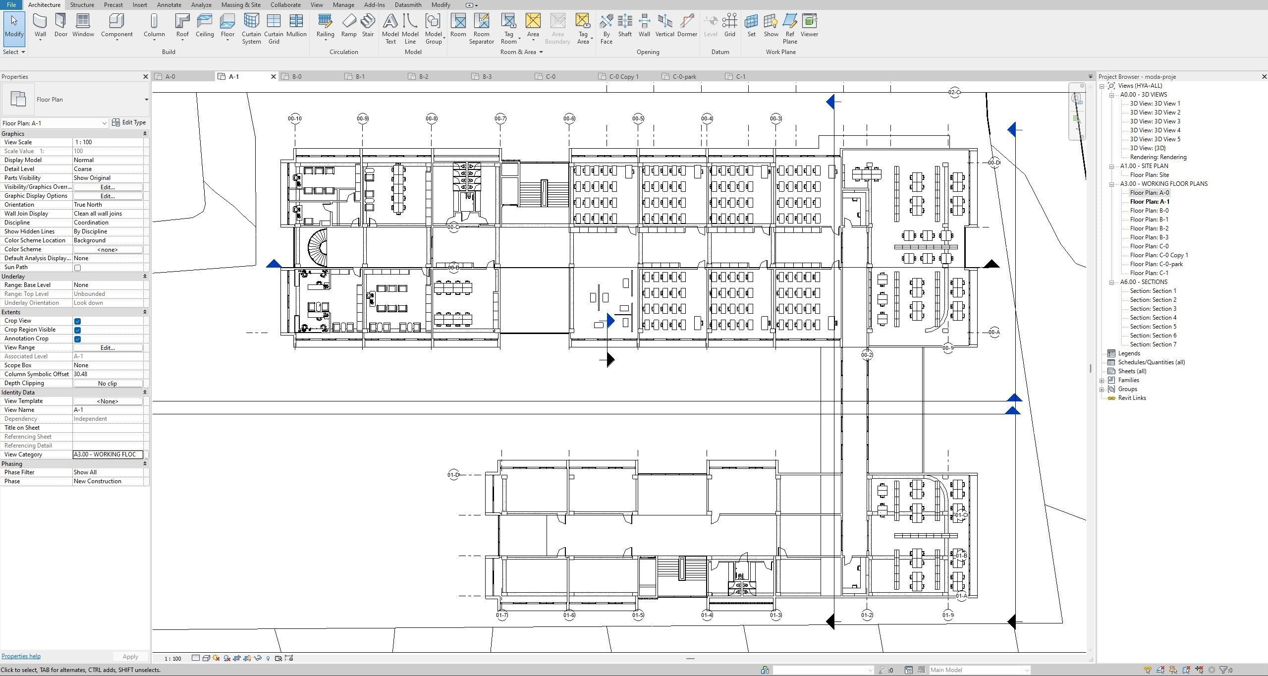 High School Building Revit Project 3D model_8