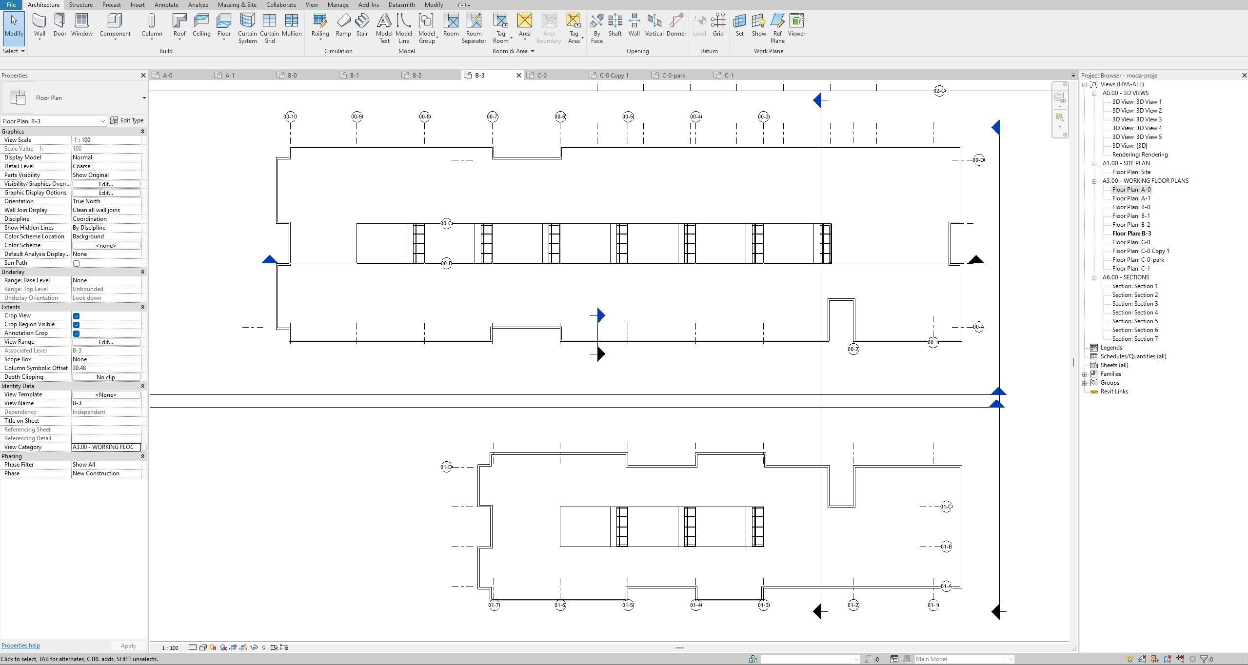 High School Building Revit Project 3D model_12