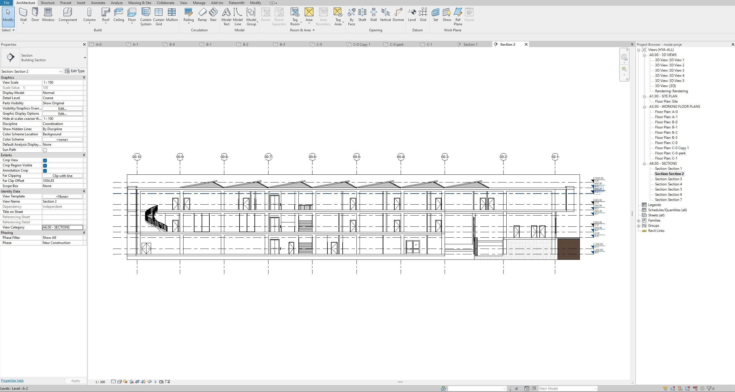 High School Building Revit Project 3D model_18