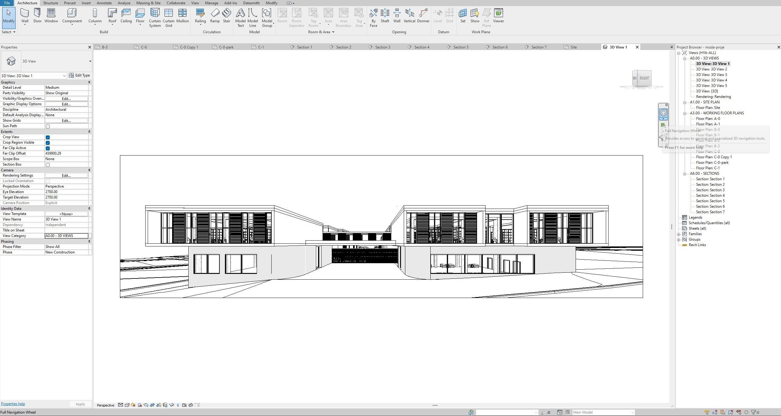 High School Building Revit Project 3D model_25