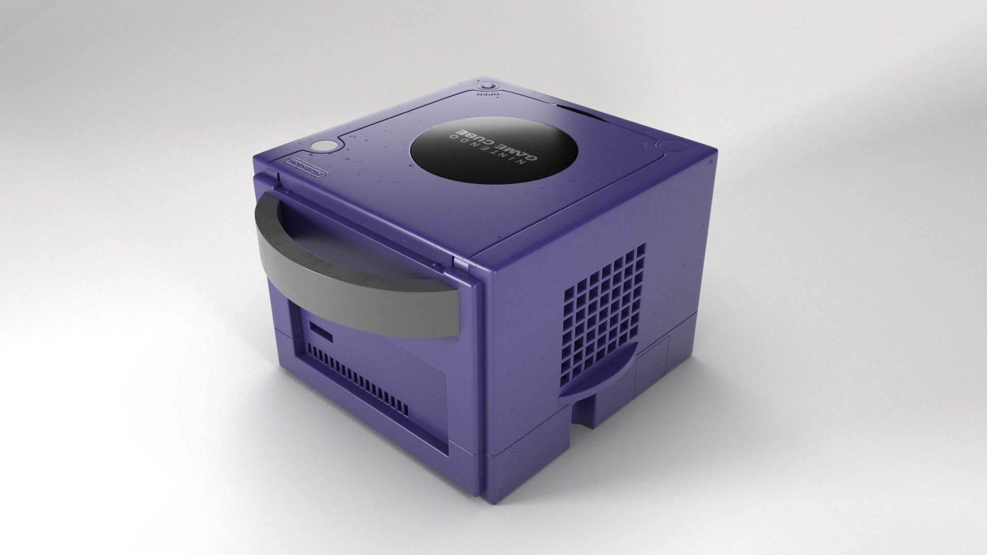 Gamecube Console 3D model_1