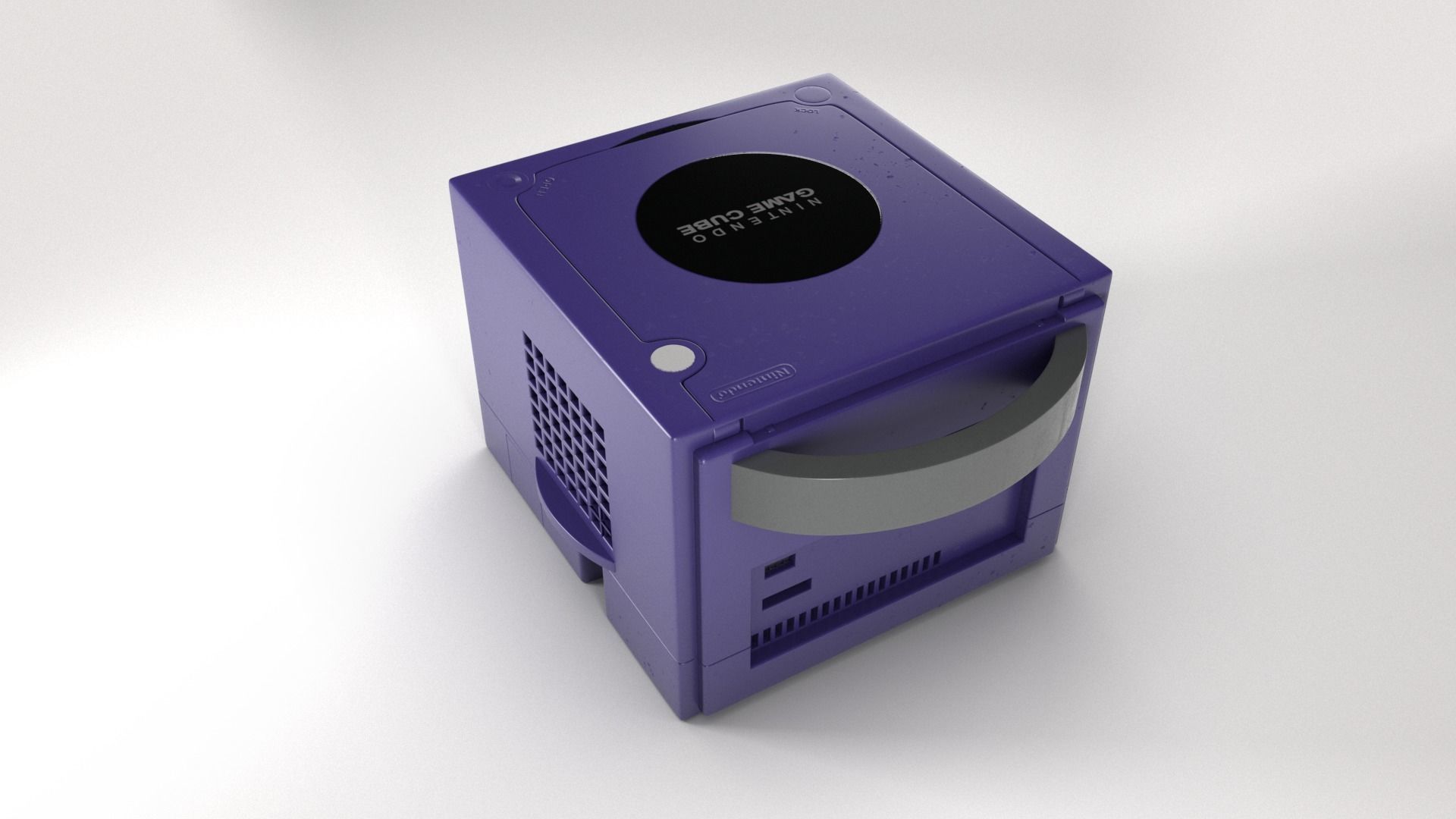 Gamecube Console 3D model_8