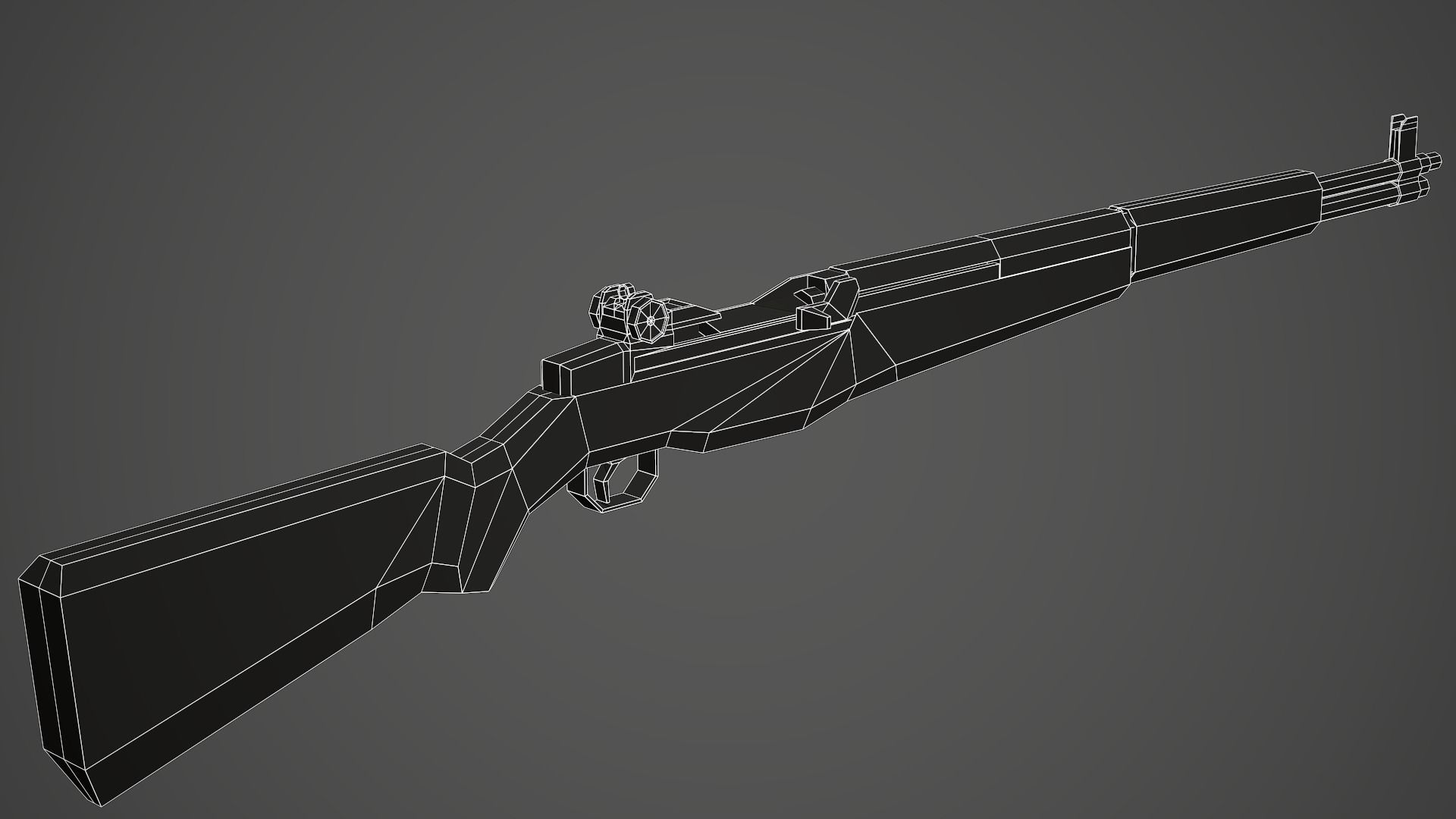 World War 2 Weapons Pack vol 01 - Low Poly Game Ready 3D Model Collection_37