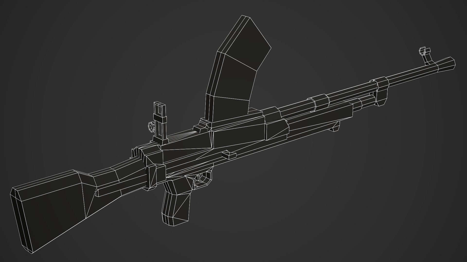 World War 2 Weapons Pack vol 01 - Low Poly Game Ready 3D Model Collection_41