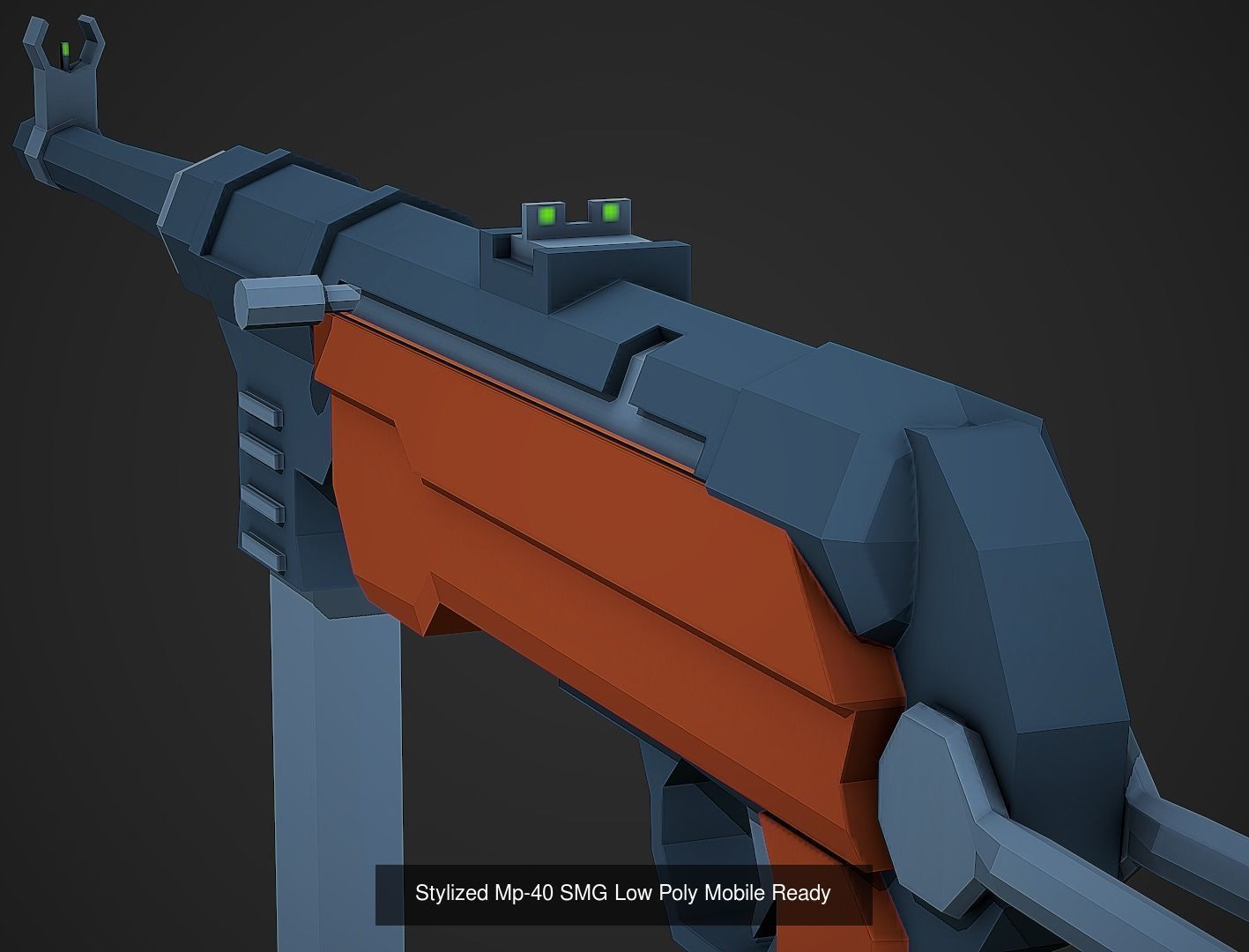 World War 2 Weapons Pack vol 01 - Low Poly Game Ready 3D Model Collection_4