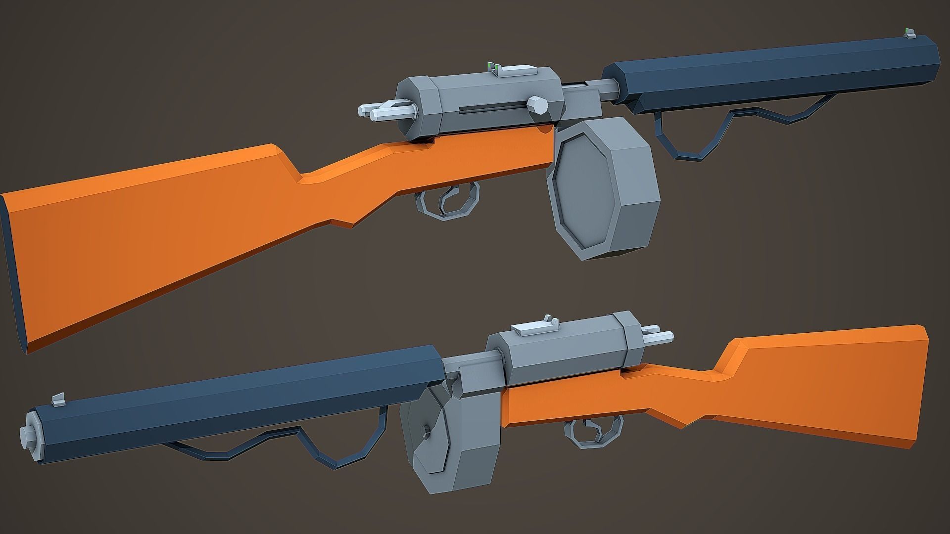 World War 2 Weapons Pack vol 01 - Low Poly Game Ready 3D Model Collection_42