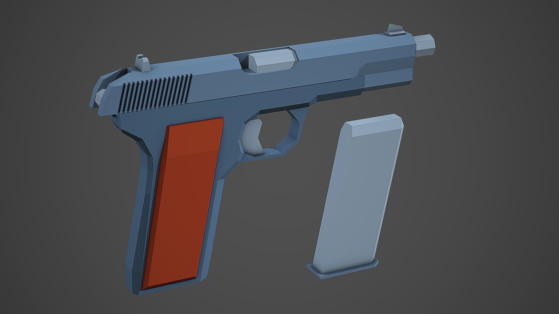 World War 2 Weapons Pack vol 01 - Low Poly Game Ready 3D Model Collection_16