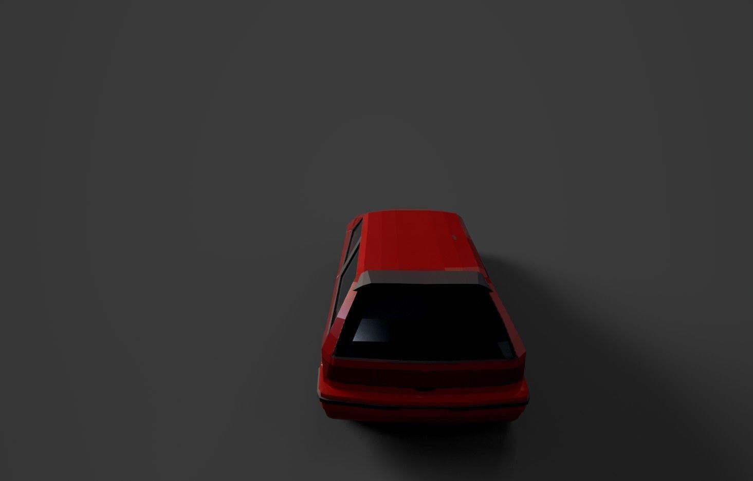 Honda Civic Low-poly 3D model_4