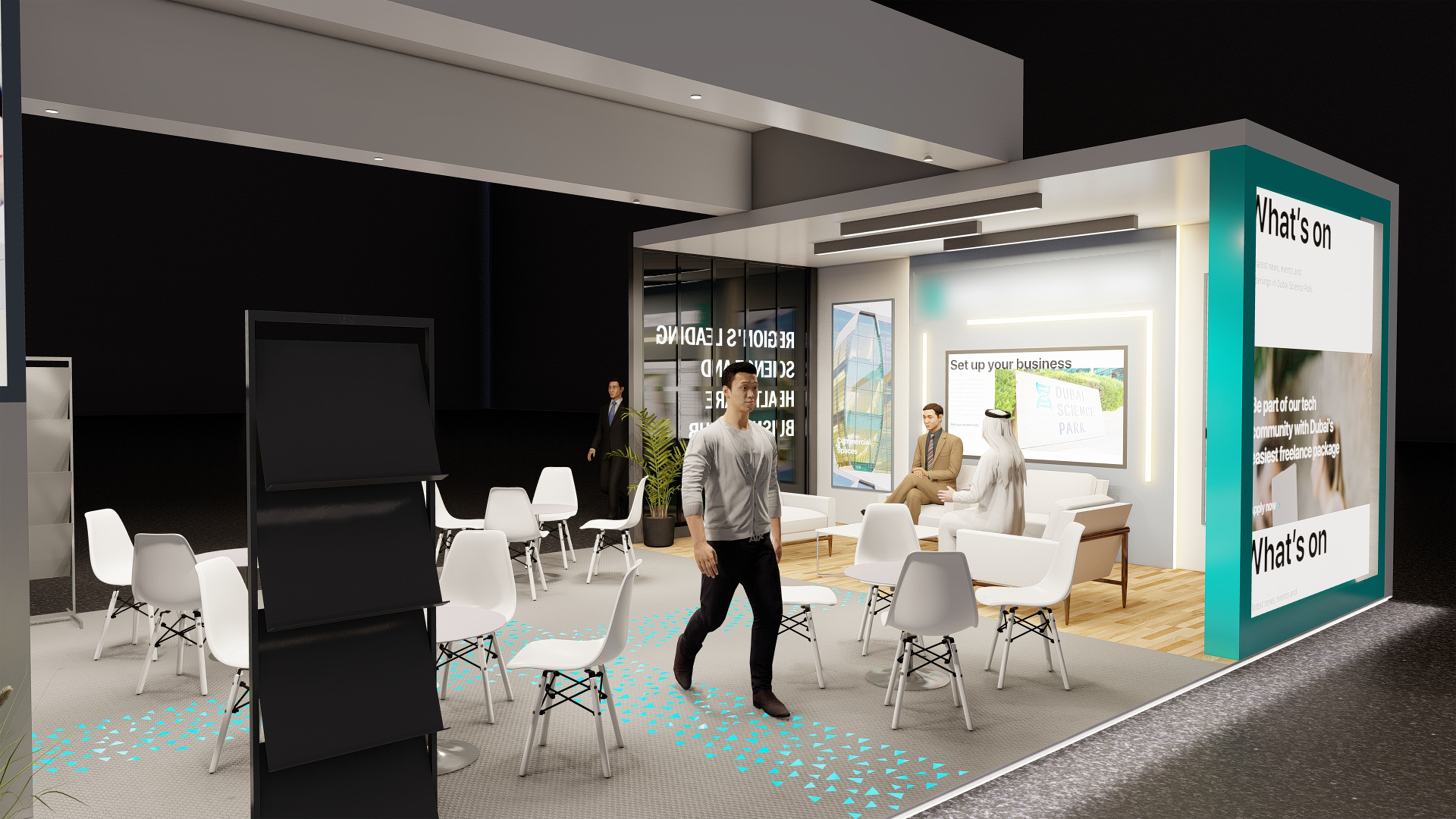 Exhibition stand  3D model_4