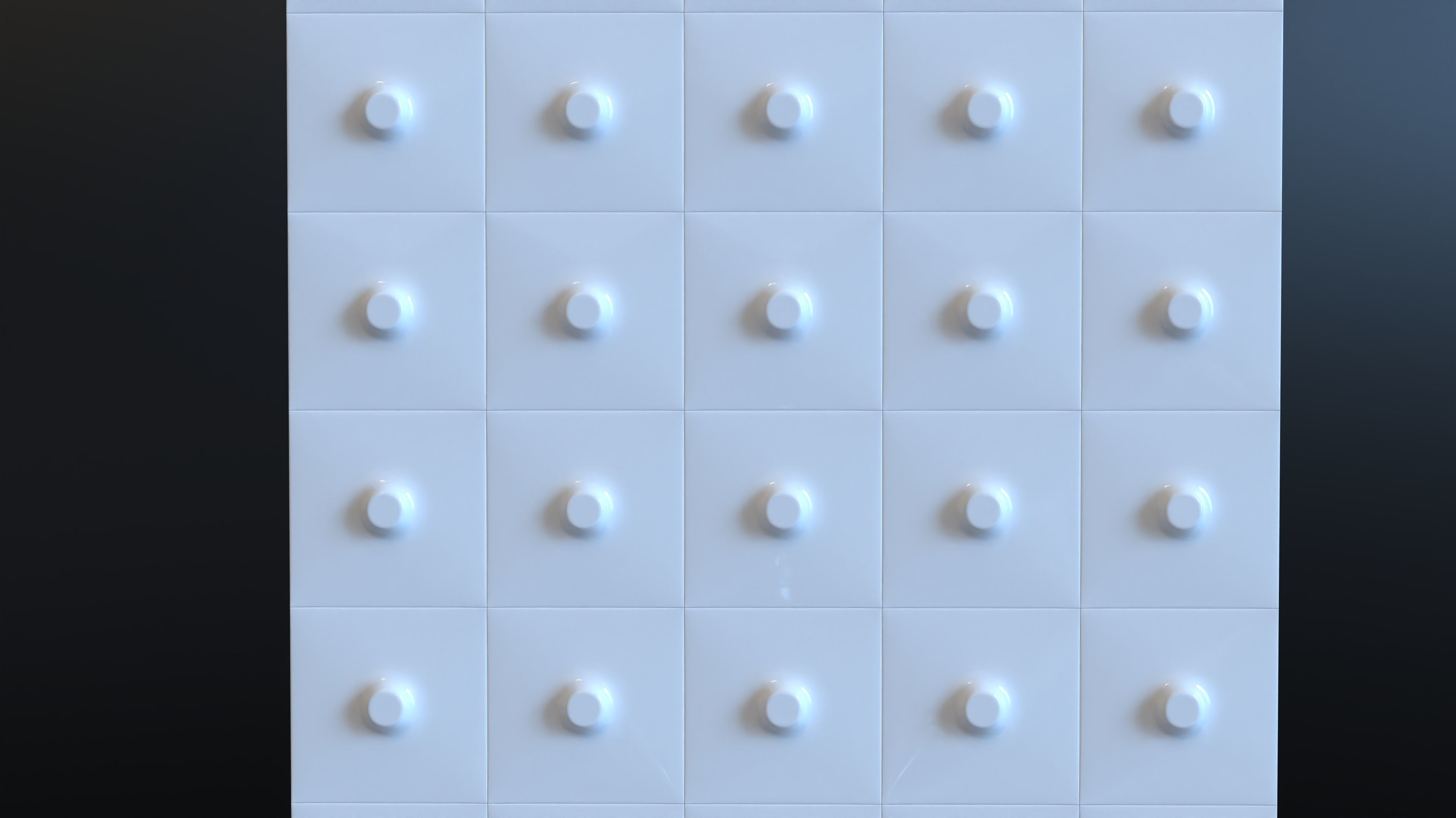 3d wall tiles decorative pack 12 pcs 3D model_7