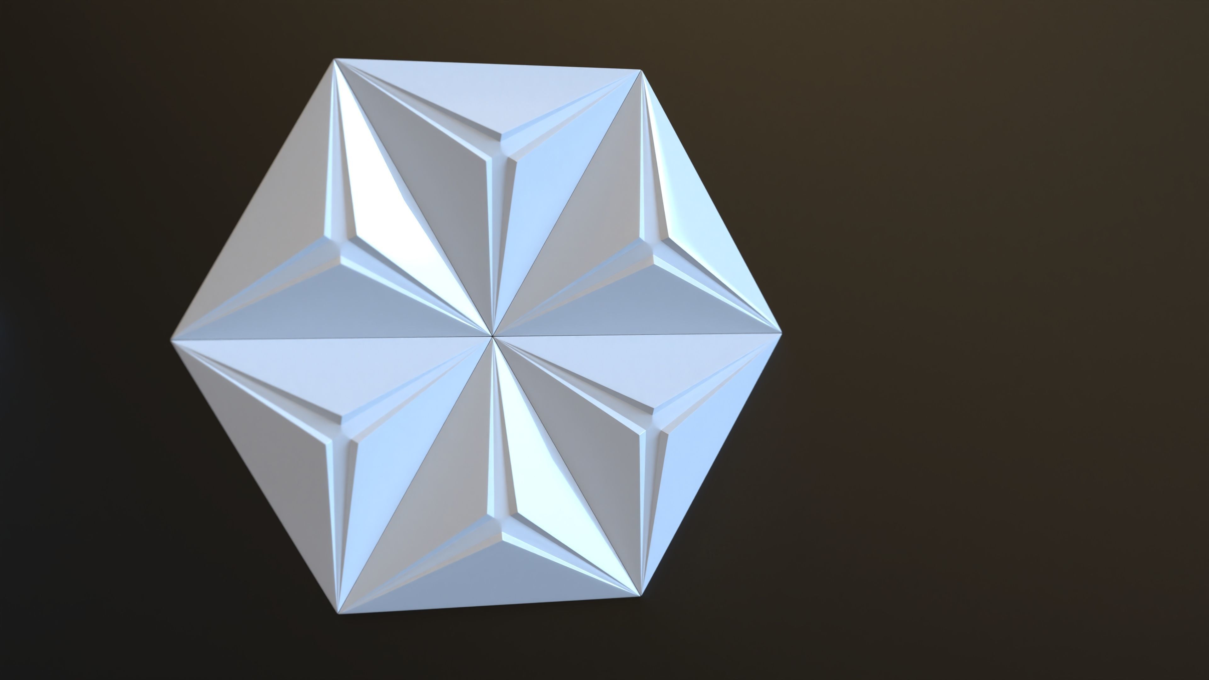 3d wall tiles decorative pack 12 pcs 3D model_12