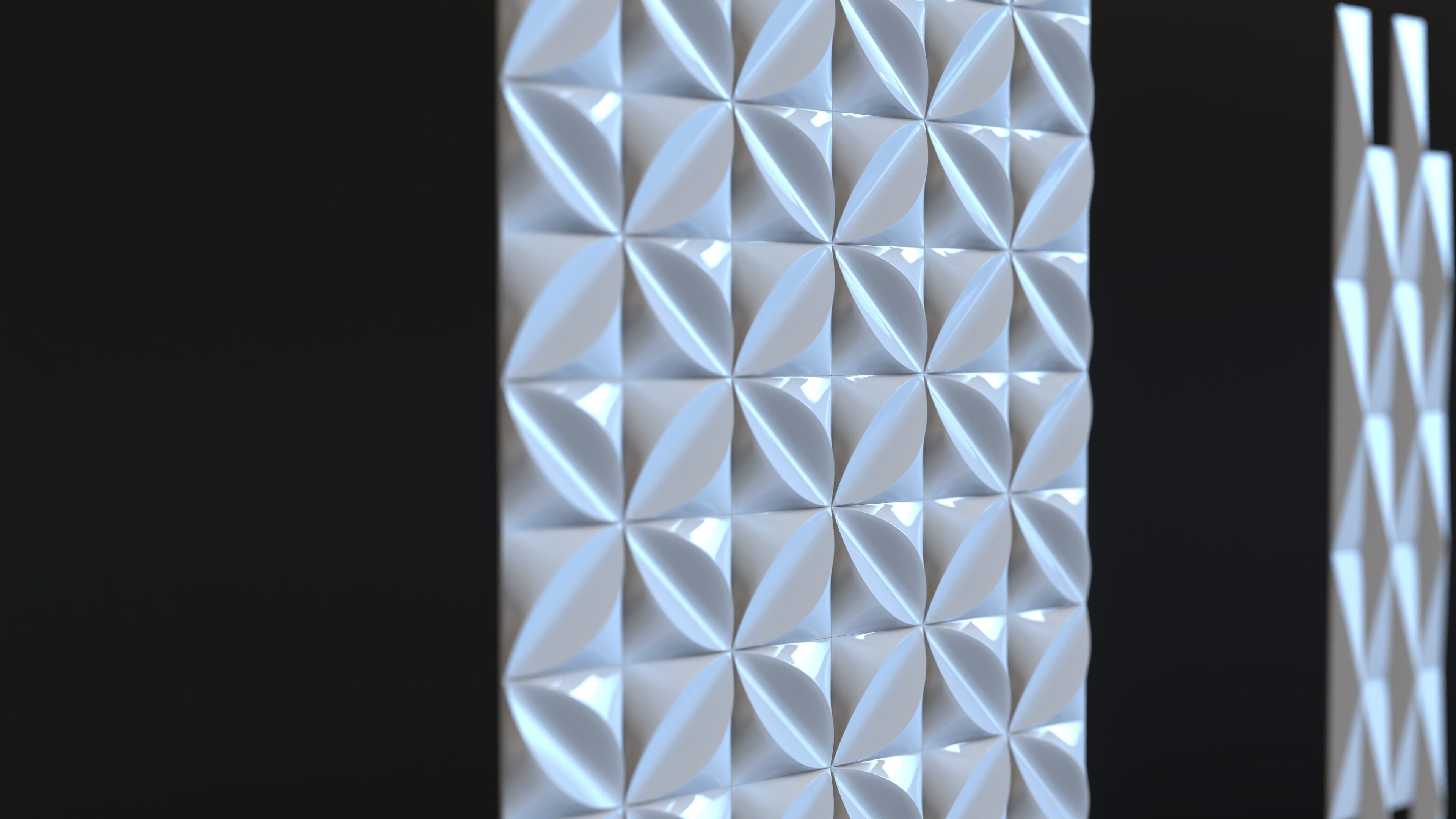 3d wall tiles decorative pack 12 pcs 3D model_3