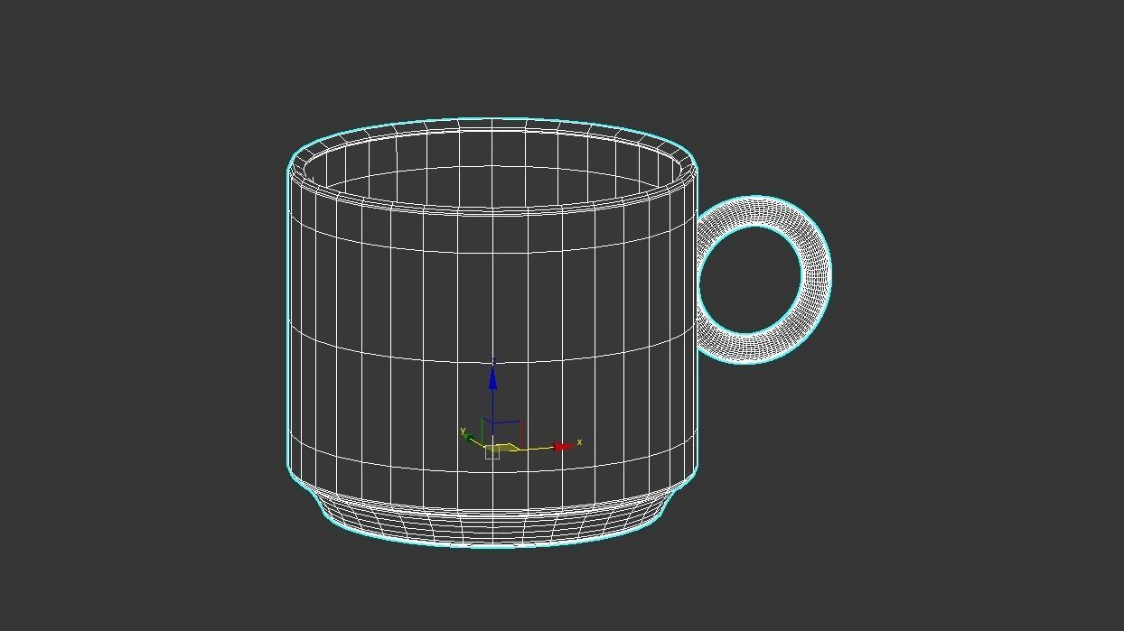 Coffee cup 3D model_3