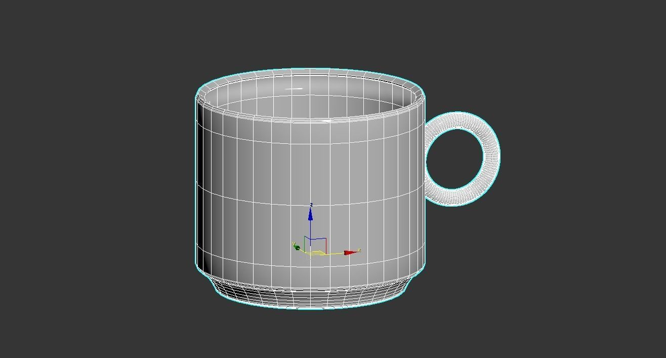 Coffee cup 3D model_2