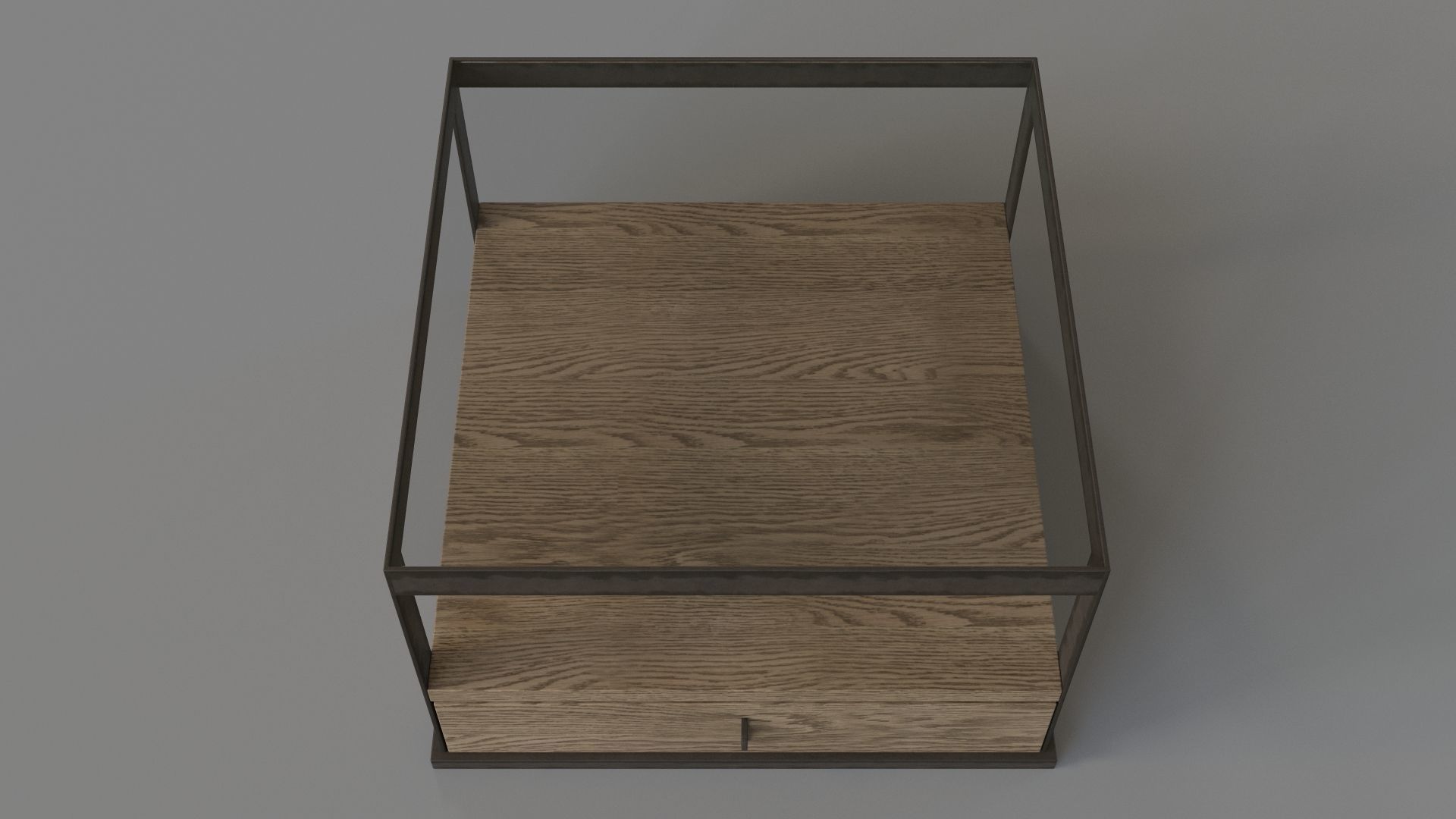 Carlson Bunching Table Monument Grey Oak Veneer 3D model_3