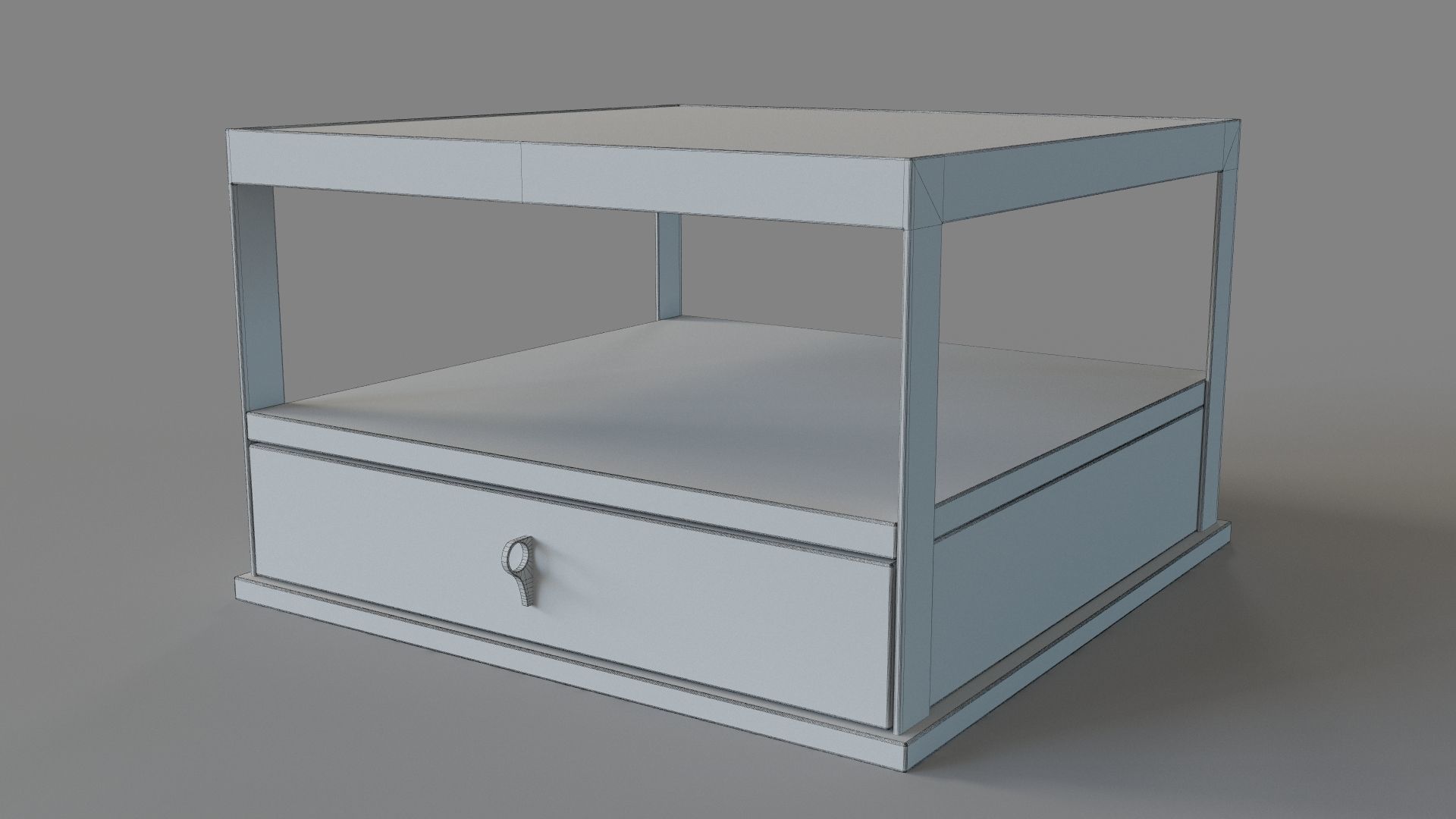 Carlson Bunching Table Monument Grey Oak Veneer 3D model_5