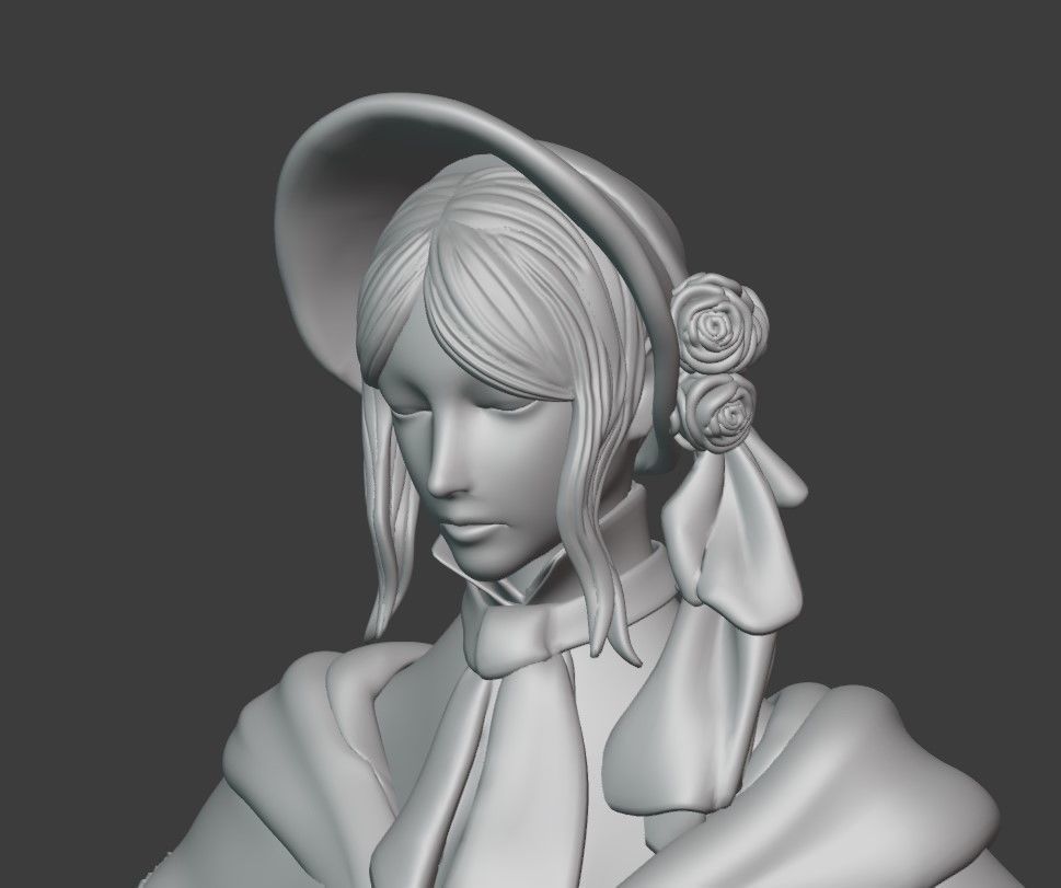 Bloodborne The Doll printable model 3D print model_2