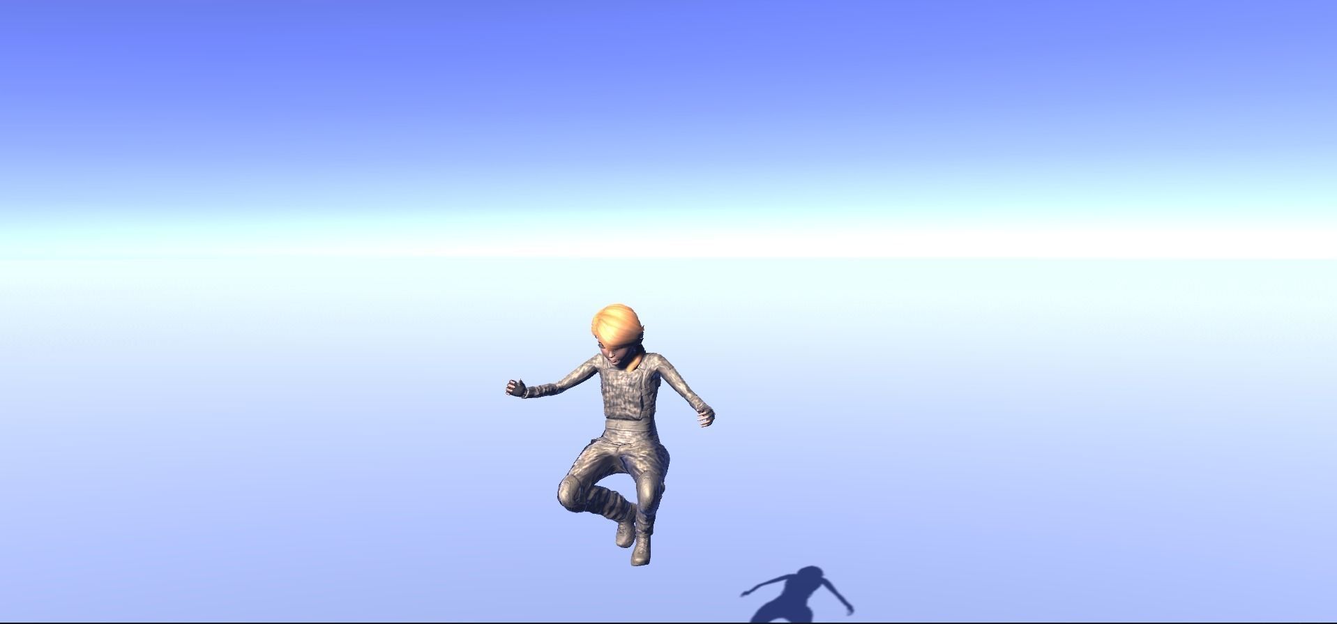 Solomia - animated rigged Military Female Low-poly 3D model_8