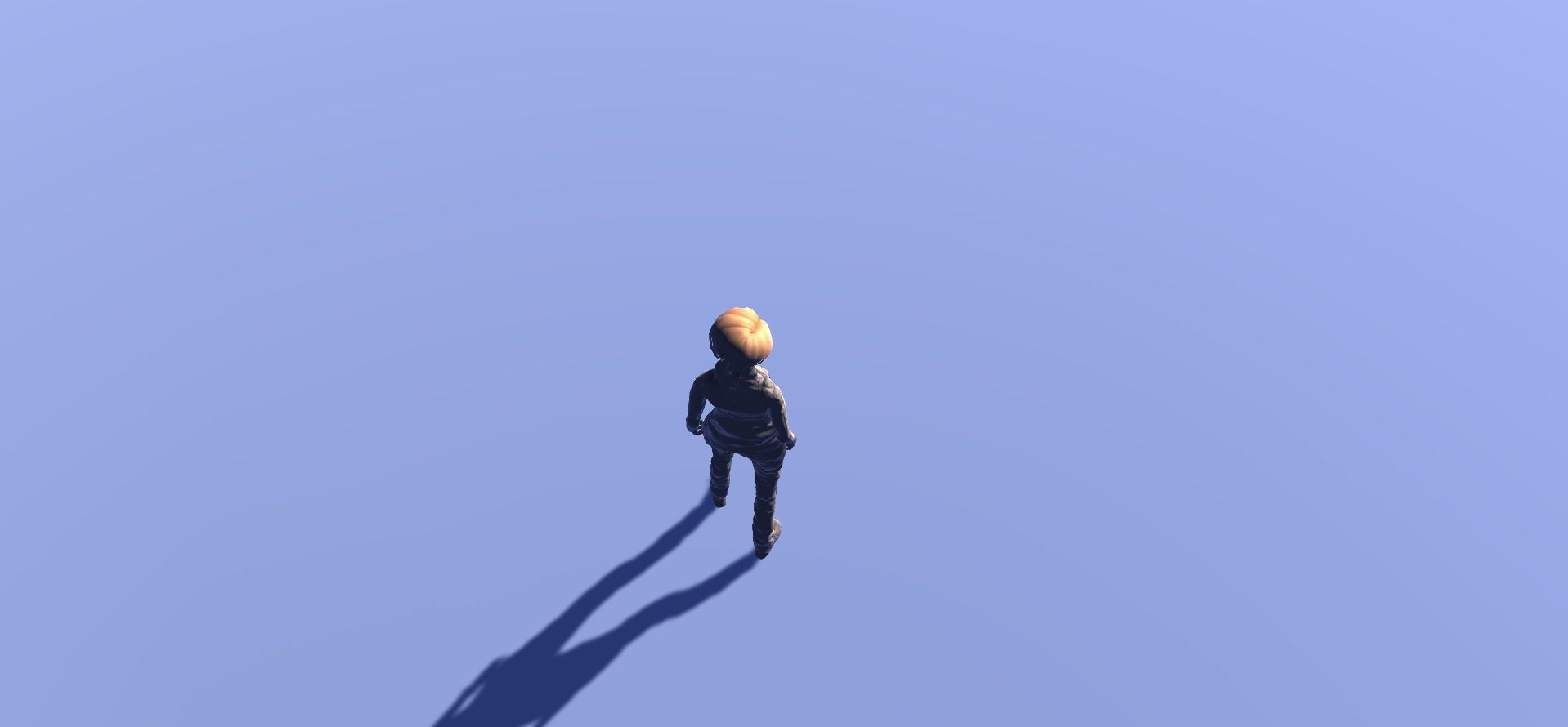 Solomia - animated rigged Military Female Low-poly 3D model_4