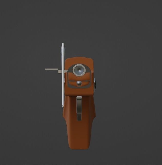 Matchlock Gun Free 3D model_5