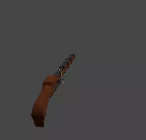 Matchlock Gun Free 3D model_0