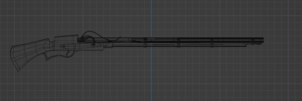 Matchlock Gun Free 3D model_11