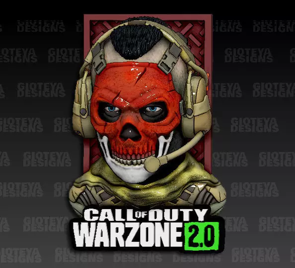 Call of Duty Modern Warfare 2 Warzone 2 Red Team 141 Soap 3D model_0