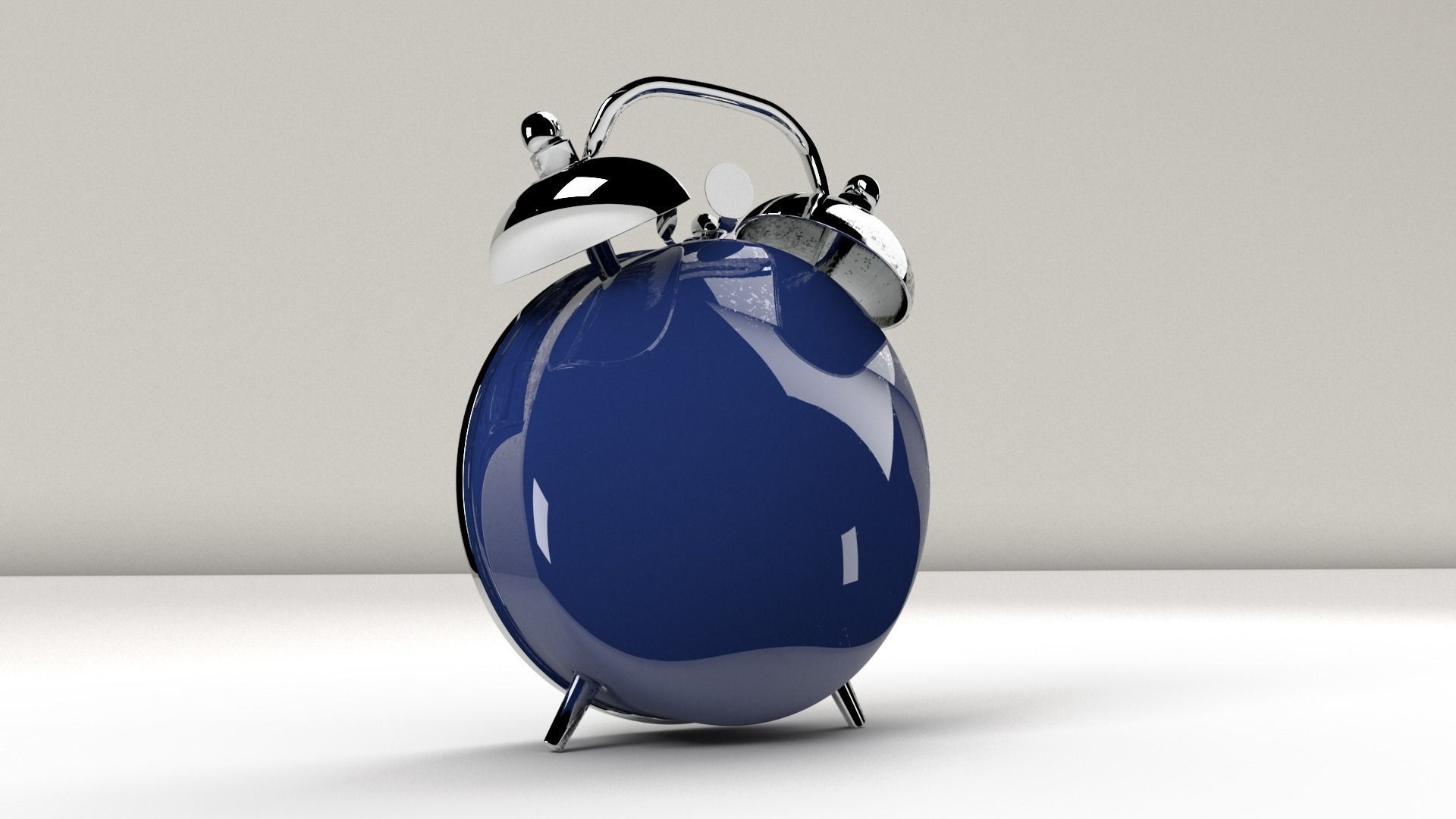 Old Alarm Clock 3D model_2