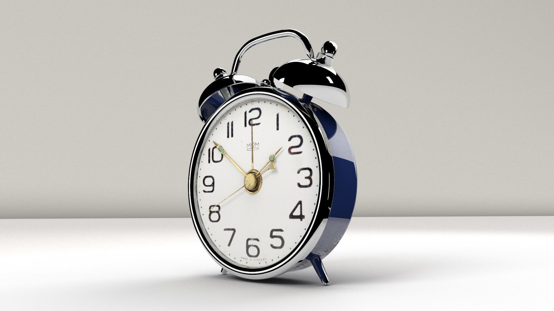 Old Alarm Clock 3D model_3