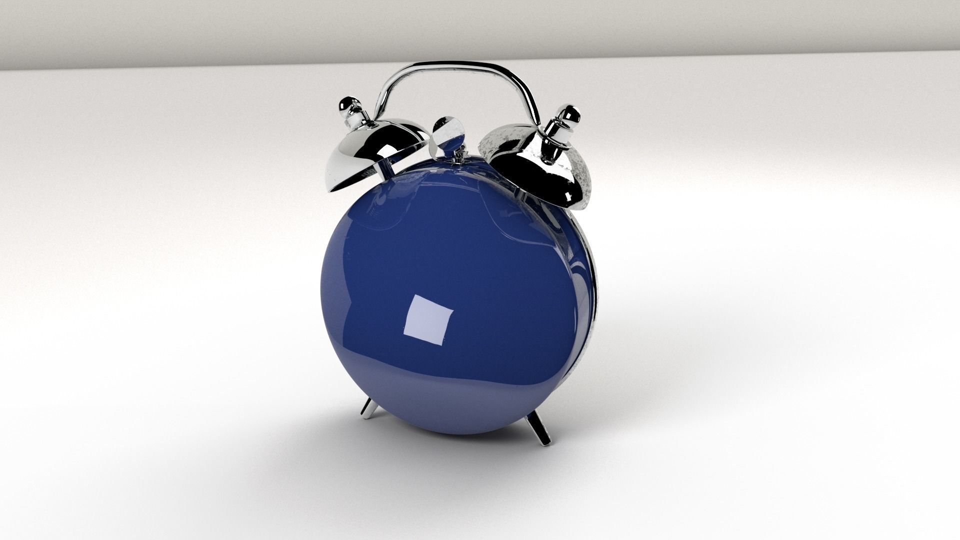 Old Alarm Clock 3D model_1