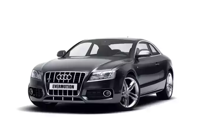 Audi Scene With White Background Archinteriors Vol 20
