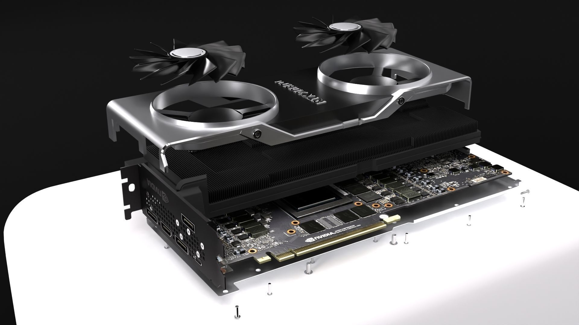 Nvidia GeForce RTX 2080 Ti Founders Edition 3D model_1