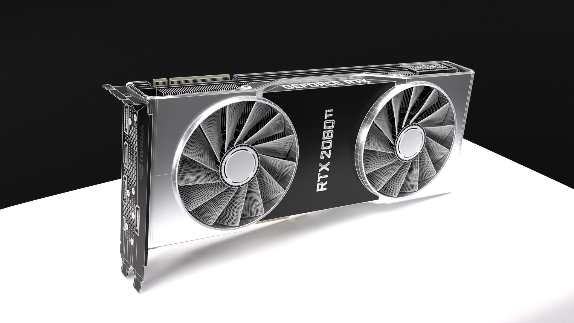 Nvidia GeForce RTX 2080 Ti Founders Edition 3D model_14
