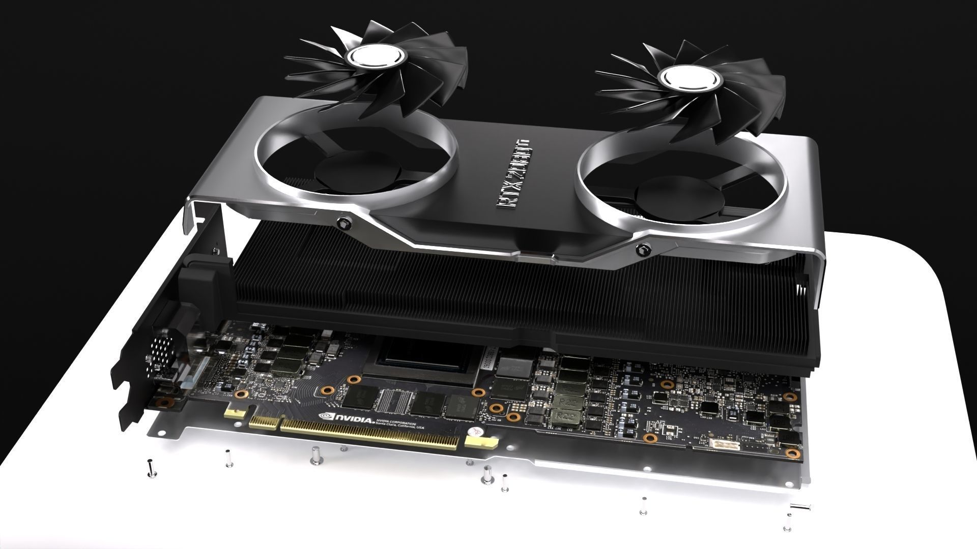Nvidia GeForce RTX 2080 Ti Founders Edition 3D model_3