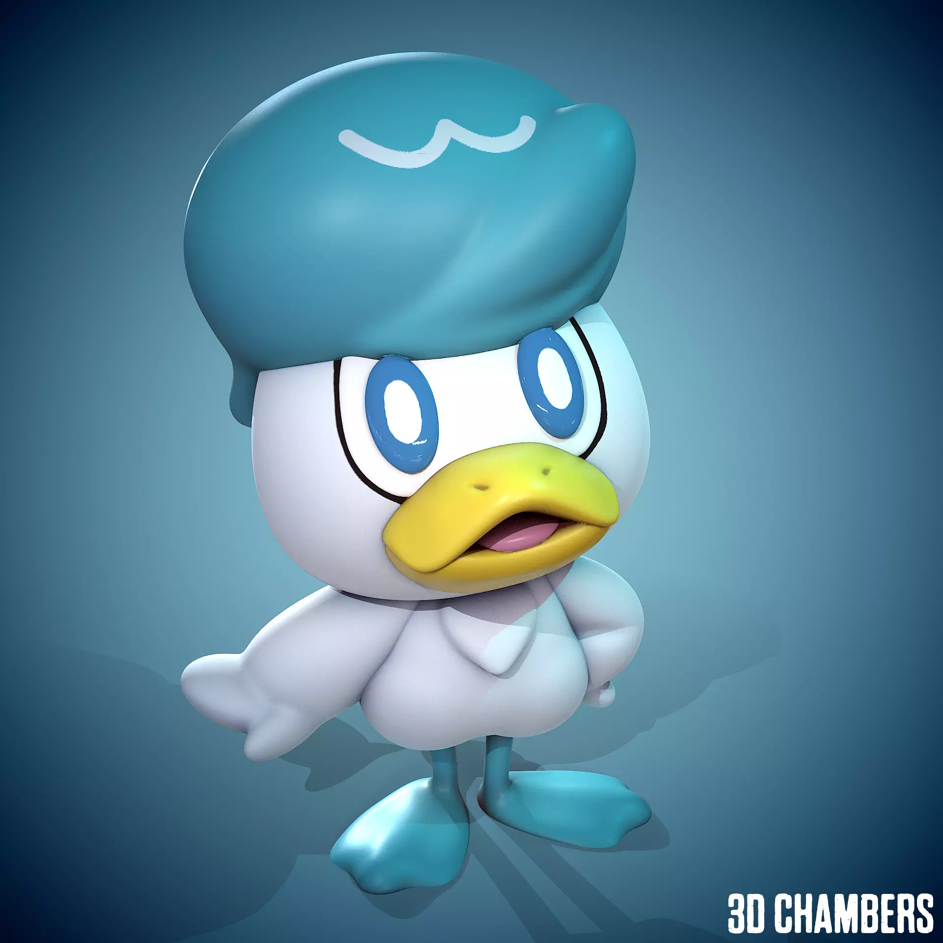 QUAXLY STL - POKEMON SCARLET POKEMON VIOLET 3D print model_0