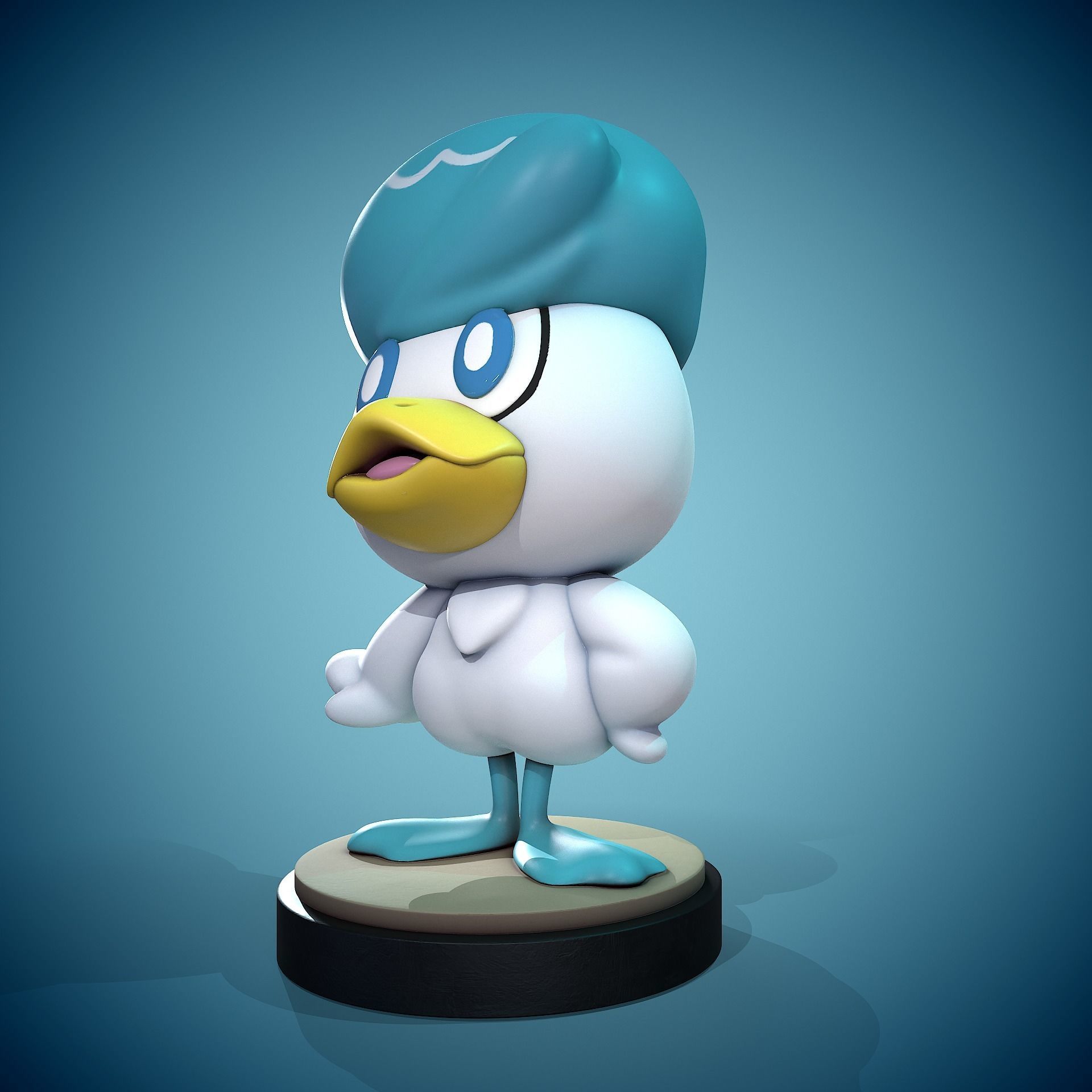 QUAXLY STL - POKEMON SCARLET POKEMON VIOLET 3D print model_3